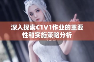 深入探索C1V1作业的重要性和实施策略分析