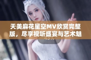 天美麻花星空MV欣赏完整版，尽享视听盛宴与艺术魅力