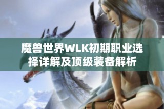 魔兽世界WLK初期职业选择详解及顶级装备解析