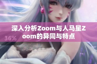 深入分析Zoom与人马星Zoom的异同与特点