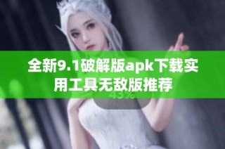 全新9.1破解版apk下载实用工具无敌版推荐