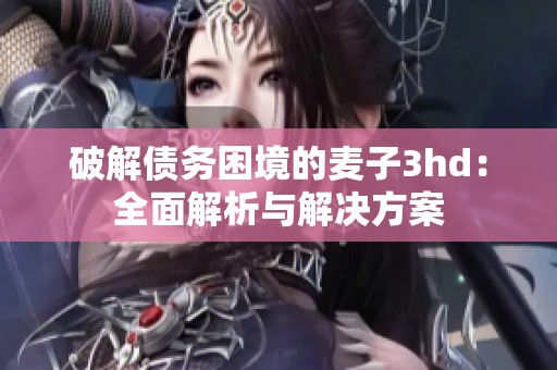 破解债务困境的麦子3hd：全面解析与解决方案