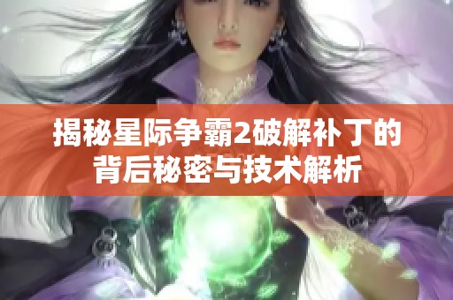 揭秘星际争霸2破解补丁的背后秘密与技术解析