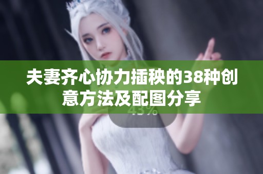 夫妻齐心协力插秧的38种创意方法及配图分享