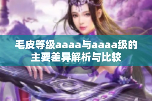 毛皮等级aaaa与aaaa级的主要差异解析与比较